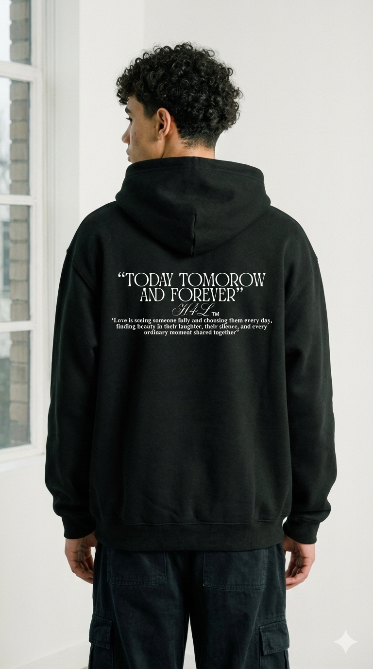 BLACK HOODIE - 224 T T F